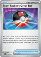 Team Rocket's Great Ball 175/182 Uncommon card from Destined Rivals