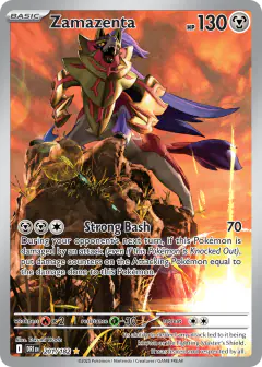 Zamazenta 201/182 Illustration Rare card from Destined Rivals