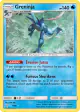 Greninja 9/18 Rare Ultra card from Detective Pikachu