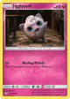 Jigglypuff 14/18 Common card from Detective Pikachu