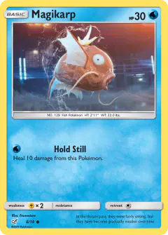 Magikarp 8/18 Common card from Detective Pikachu
