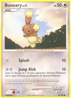 Buneary 73/130 Common card from Diamond & Pearl Base