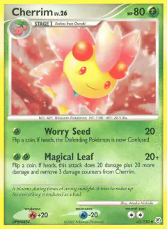 Cherrim 45/130 Uncommon card from Diamond & Pearl Base