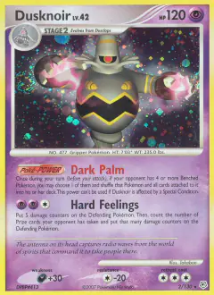 Dusknoir 2/130 Rare Holo card from Diamond & Pearl Base