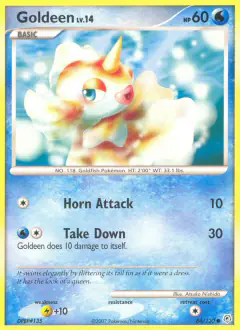 Goldeen 84/130 Common card from Diamond & Pearl Base