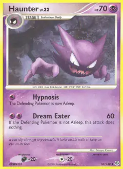 Haunter 50/130 Uncommon card from Diamond & Pearl Base