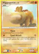 Hippopotas 51/130 Uncommon card from Diamond & Pearl Base