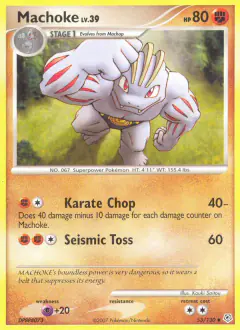 Machoke 53/130 Uncommon card from Diamond & Pearl Base