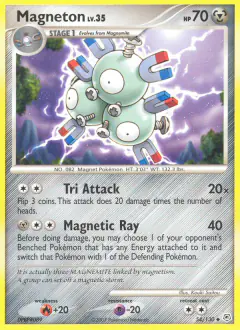 Magneton 54/130 Uncommon card from Diamond & Pearl Base