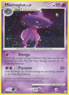 Mismagius 10/130 Rare Holo card from Diamond & Pearl Base