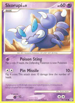 Skorupi 99/130 Common card from Diamond & Pearl Base
