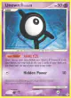 Unown [A] 65/130 Uncommon card from Diamond & Pearl Base