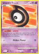 Unown [D] 68/130 Uncommon card from Diamond & Pearl Base