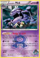 Team Aqua's Muk 8/34 Rare Holo card from Double Crisis