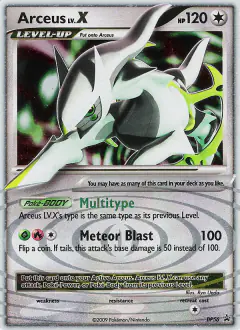 Arceus LV.X DP56 Promo card from DP Black Star Promo