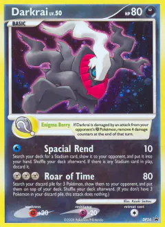 Darkrai DP24 Promo card from DP Black Star Promo