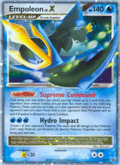 Empoleon LV.X DP11 Promo card from DP Black Star Promo