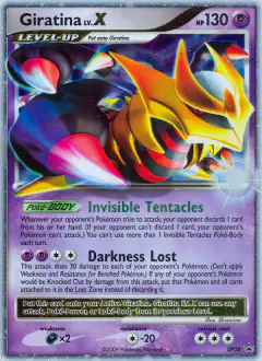Giratina LV.X DP38 Promo card from DP Black Star Promo