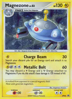 Magnezone DP44 Promo card from DP Black Star Promo