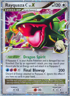 Rayquaza C LV.X DP47 Promo card from DP Black Star Promo