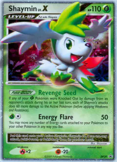 Shaymin LV.X DP39 Promo card from DP Black Star Promo
