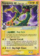 Rayquaza ex δ 97/101 Rare Holo EX card from Dragon Frontiers