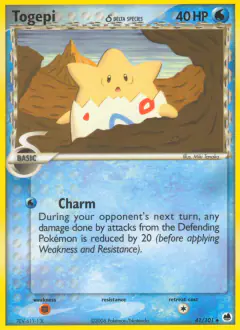 Togepi δ 41/101 Uncommon card from Dragon Frontiers