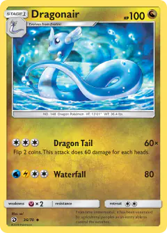 Dragonair 36/70 Uncommon card from Dragon Majesty