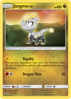 Jangmo-o 52/70 Common card from Dragon Majesty
