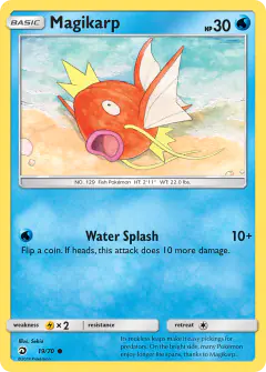 Magikarp 19/70 Common card from Dragon Majesty