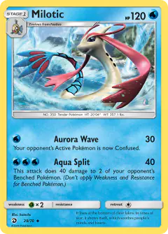 Milotic 29/70 Uncommon card from Dragon Majesty
