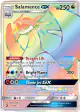 Salamence-GX 73/70 Rare Rainbow card from Dragon Majesty