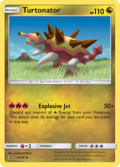 Turtonator 50/70 Uncommon card from Dragon Majesty