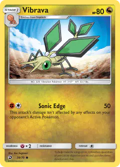Vibrava 38/70 Common card from Dragon Majesty