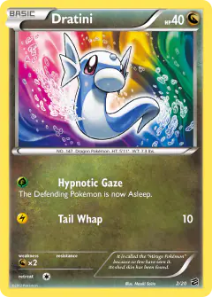 Dratini 2/20 Rare Holo card from Dragon Vault