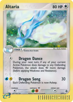 Altaria 2/97 Rare Holo card from Dragon