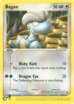 Bagon 50/97 Common card from Dragon