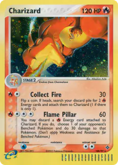 Charizard 100/97 Rare Secret card from Dragon