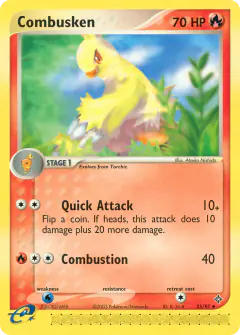 Combusken 25/97 Uncommon card from Dragon