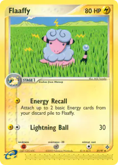 Flaaffy 27/97 Uncommon card from Dragon