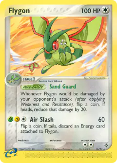 Flygon 15/97 Rare card from Dragon