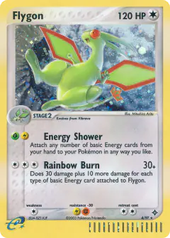 Flygon 4/97 Rare Holo card from Dragon