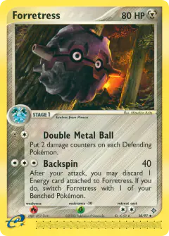 Forretress 28/97 Uncommon card from Dragon