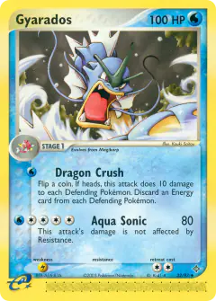 Gyarados 32/97 Uncommon card from Dragon