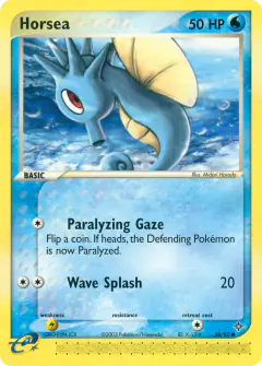 Horsea 58/97 Common card from Dragon