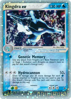 Kingdra ex 92/97 Rare Holo EX card from Dragon
