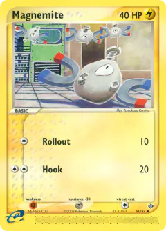 Magnemite 61/97 Common card from Dragon