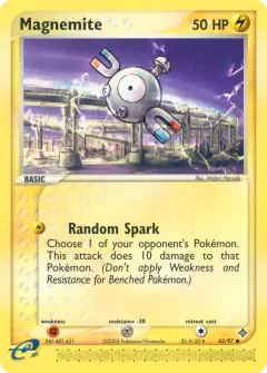 Magnemite 62/97 Common card from Dragon