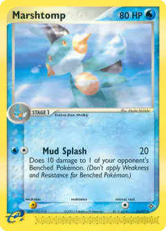 Marshtomp 36/97 Uncommon card from Dragon