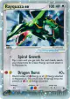 Rayquaza ex 97/97 Rare Holo EX card from Dragon